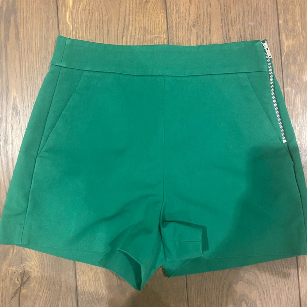 ZARA green shorts